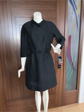 VINTAGE HAND SEWN Dress & Cropped Jacket, Jackie Kennedy Style, Sz M